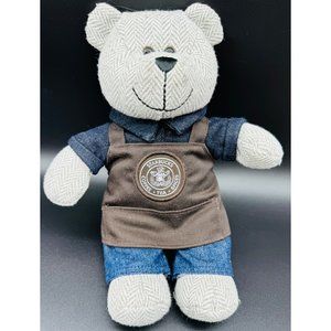 STARBUCKS COFFEE BARISTA BEAR 2020 WITH APRON AND SHIRT and Jeans
